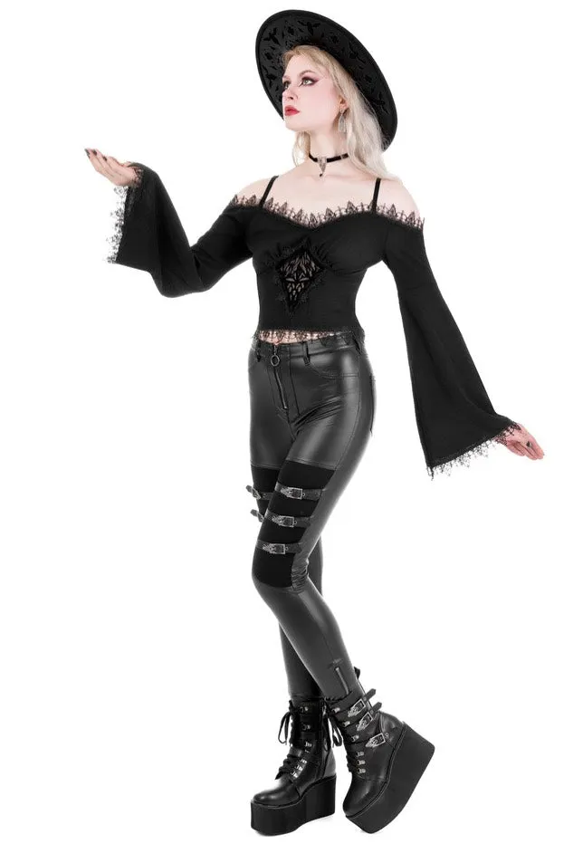 Restyle - Cathedralis Buckle Black - Pants