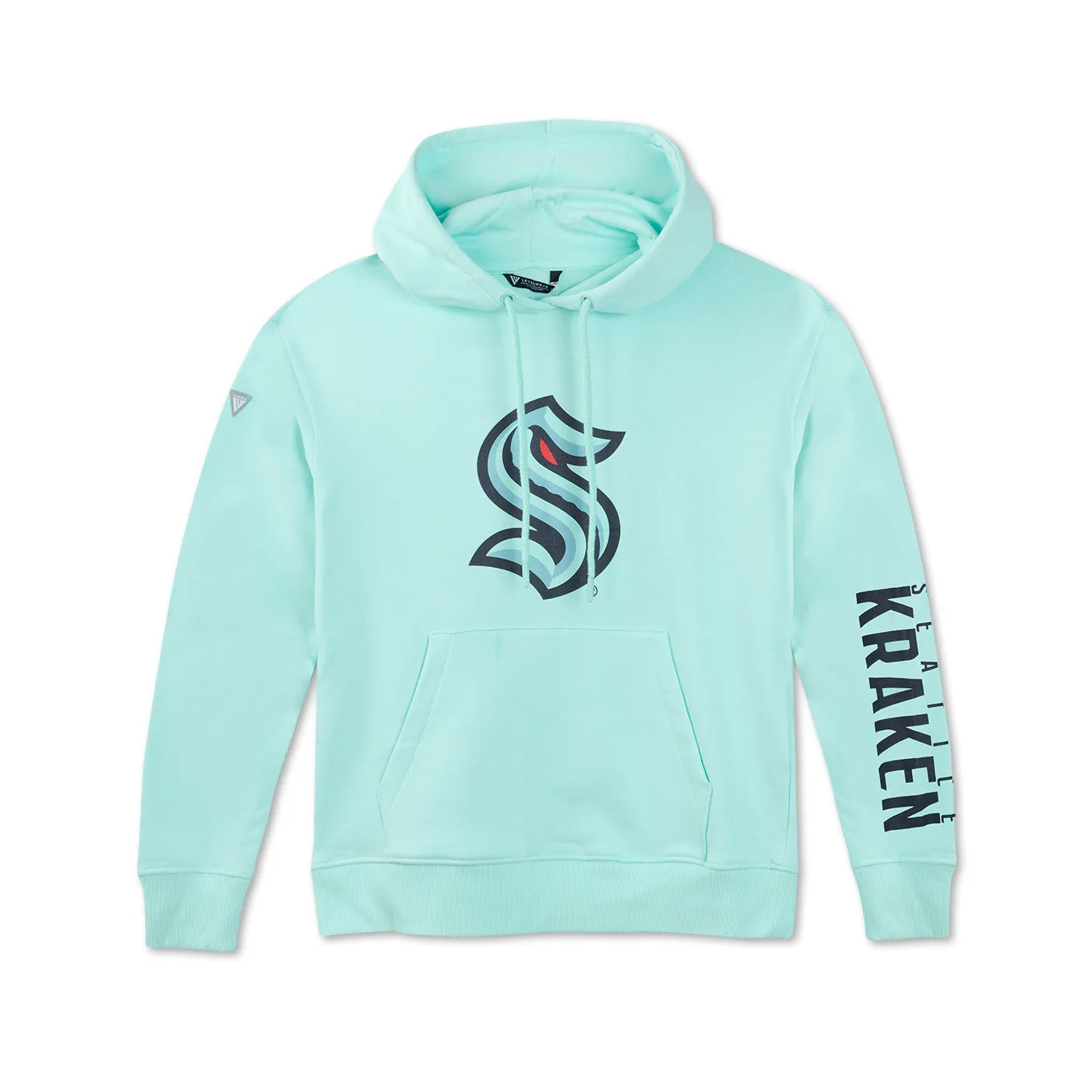 Seattle Kraken Womens Ice Blue Adorn 2 Hit Hoodie