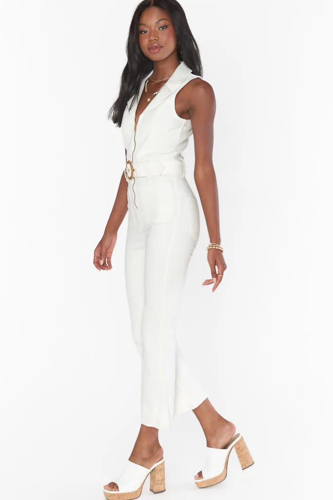 Show Me Your Mumu Jacksonville Jumpsuit- Pearly White