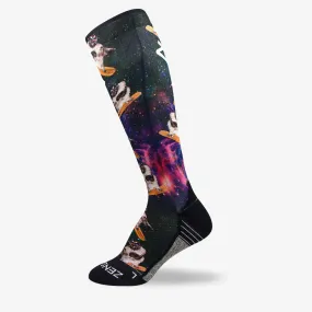 Space Cats Compression Socks (Knee-High)