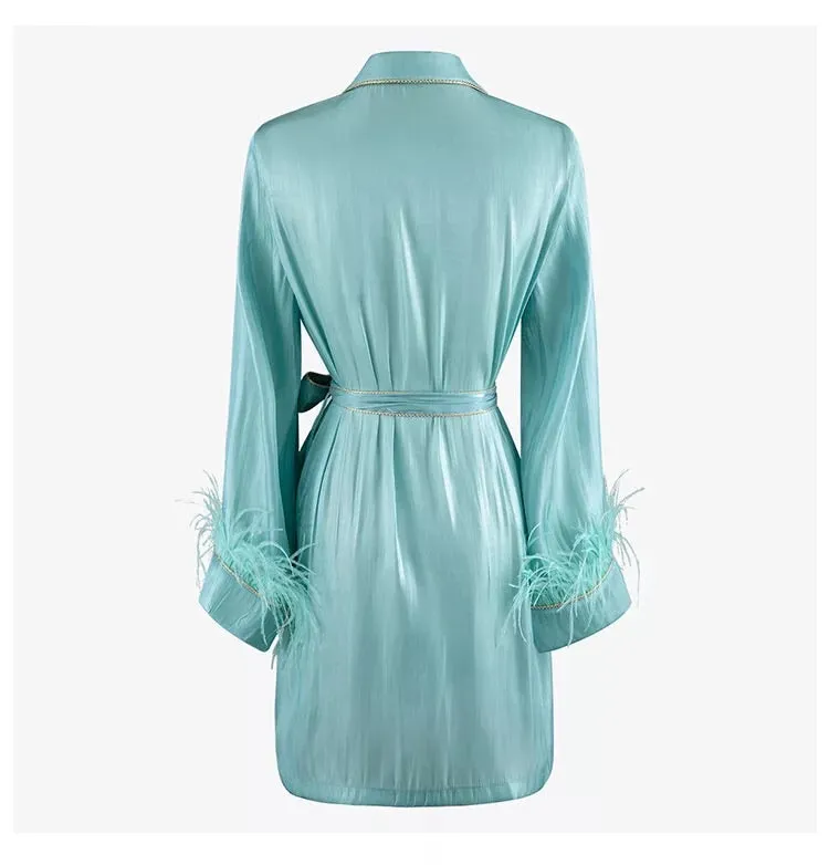 Wifey Satin Dress (green)