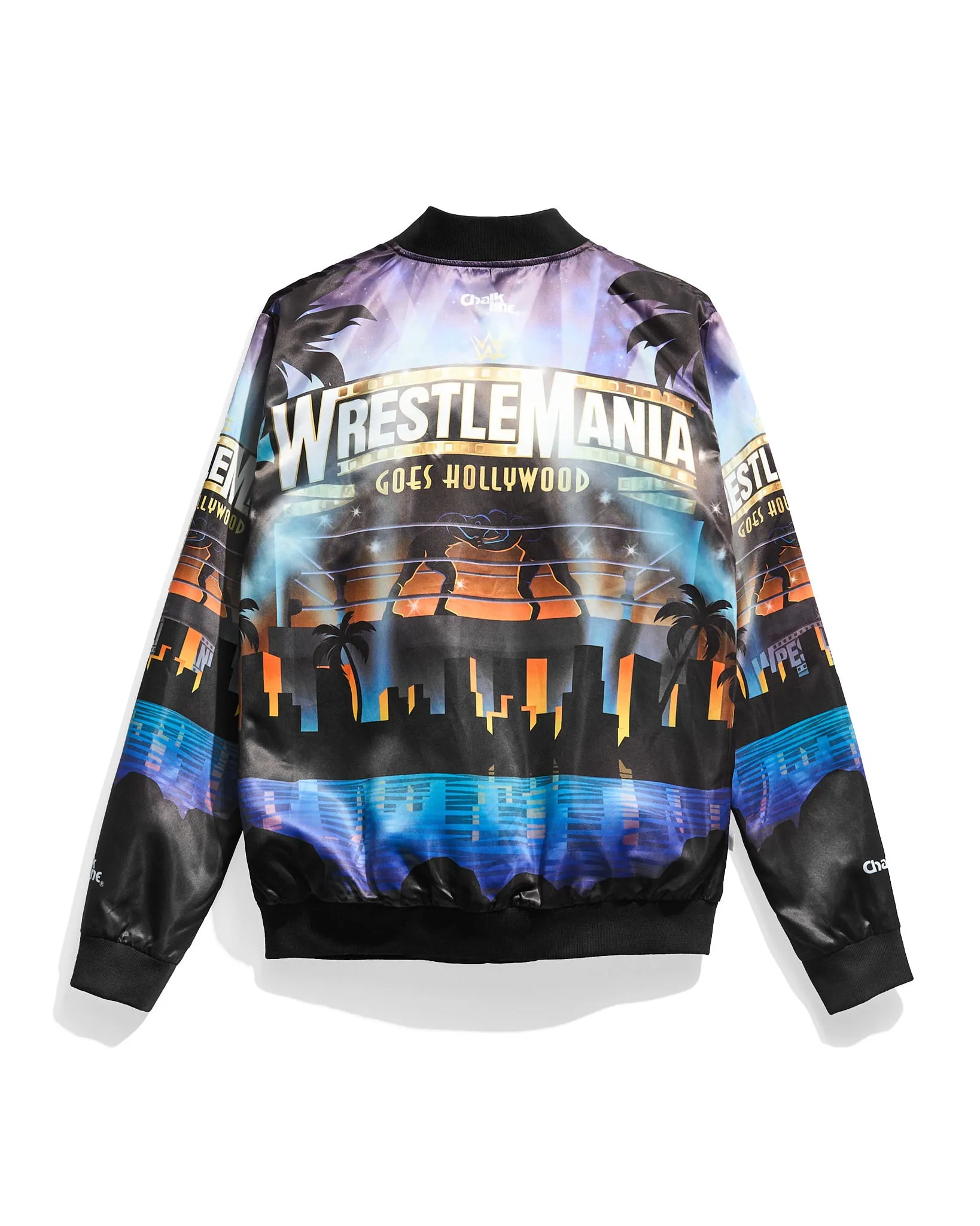 WrestleMania 39 Goes Hollywood AOP Satin Jacket